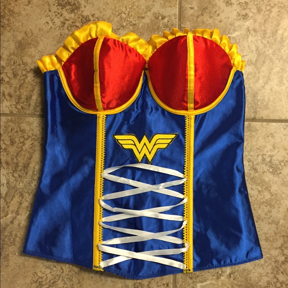 Halloween Costume Sexy Wonderwoman Corset